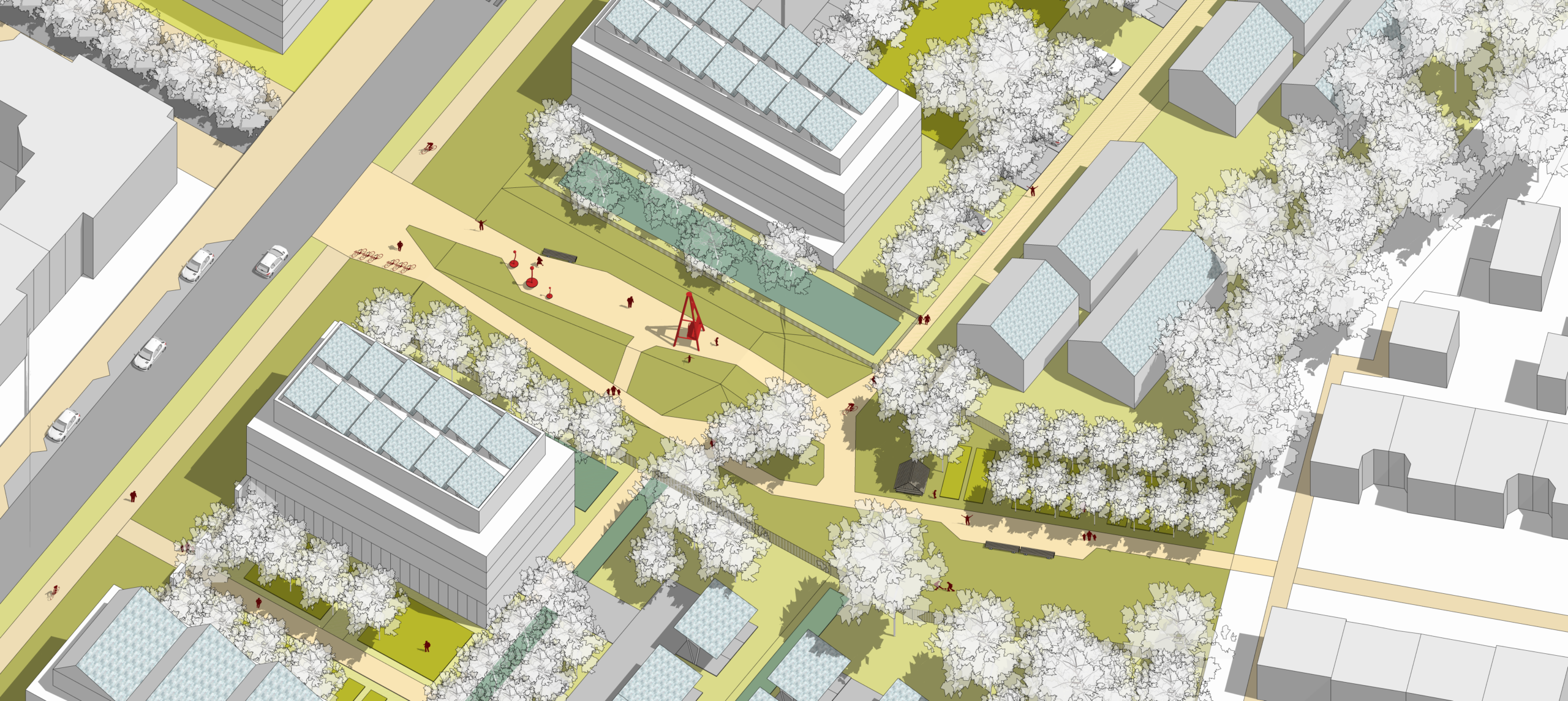 Etudes de développement et fiche de lots pour le quartier de Fondbonnière 